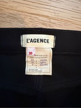 L'AGENCE Black bootcut super soft stretch Jeans
